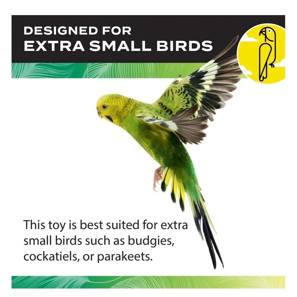 Lot of 2 Caitec Featherland Paradise Flex Ladder Small/Medium Bird Toy